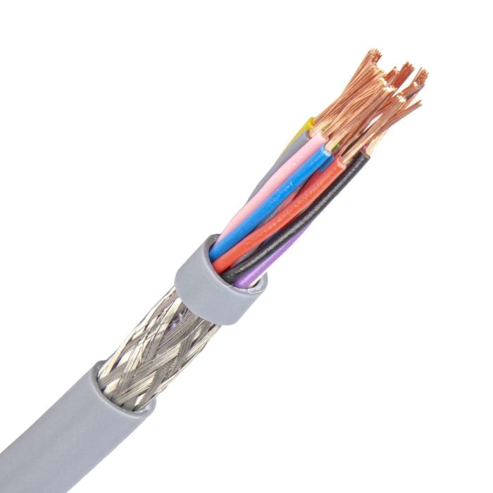 LiYCY kabel 14X0,34 mm2 grijs (Eca) (Ring 100 mtr) - Afbeelding 1