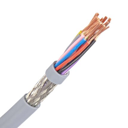 LiYCY kabel 14X0,25 mm2 grijs (Eca) (Haspel 1000 mtr)