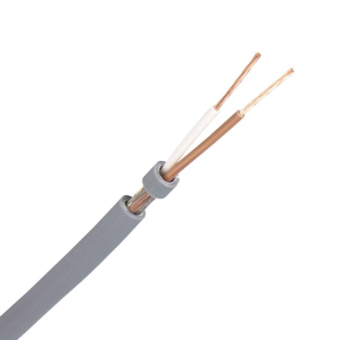 LiYCY kabel 2X0,34 mm2 grijs (Eca) (Haspel 1000 mtr) - Afbeelding 1