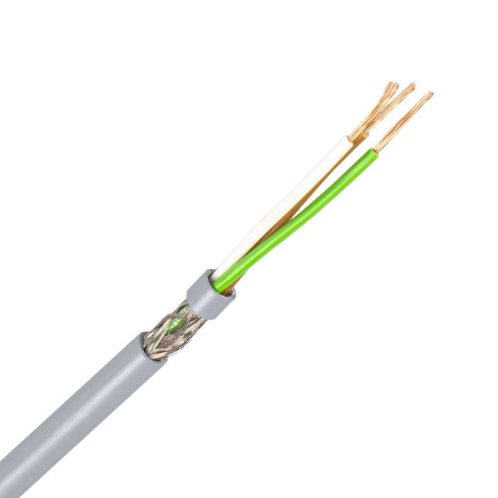LiYCY kabel 3X1,0 mm2 grijs (Eca) (Haspel 500 mtr) - Afbeelding 1