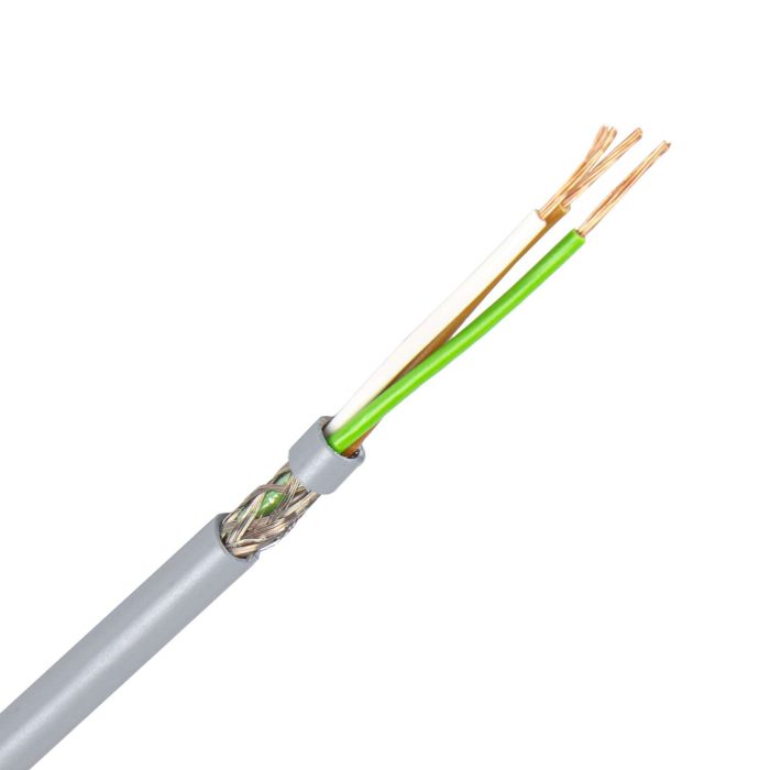 LiYCY kabel 3X0,34 mm2 grijs (Eca) (Haspel 500 mtr) - Afbeelding 1