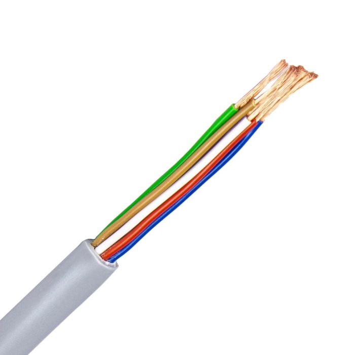 LiYY kabel 10X0,34 mm2 grijs (Eca) (Haspel 500 mtr) - Afbeelding 1