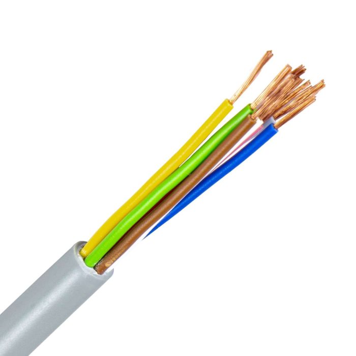 LiYY kabel 8X0,75 mm2 grijs (Eca) (Haspel 1000 mtr) - Afbeelding 1