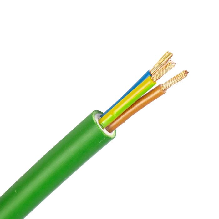 RZ1-K kabel 3G6,0 mm2 groen (Cca-s1d1a1) (Ring 100 mtr) - Afbeelding 2