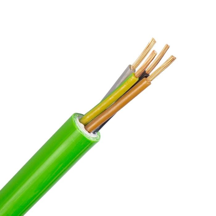 RZ1-K kabel 4G6,0 mm2 groen (Cca-s1d1a1) (Haspel 500 mtr) - Afbeelding 1