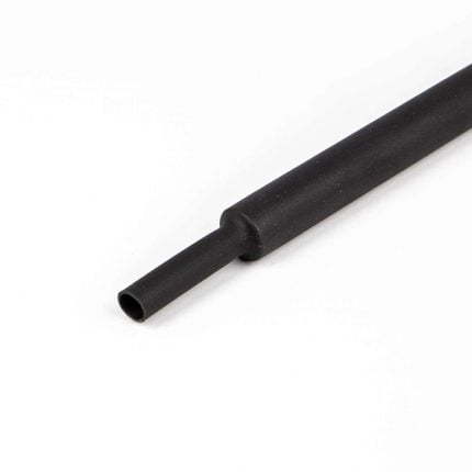 Krimpkous middelwandig 28/6 mm zwart met lijm (Lengte 1,22 mtr)