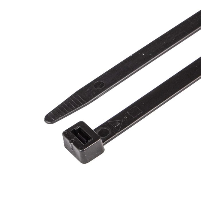 Bundelband 750X7,6 mm zwart (Zak 100 stuks) - Afbeelding 1