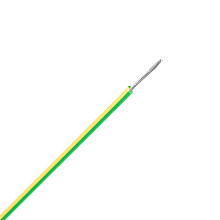 SIF siliconensnoer vertind 6,0 mm2 groen/geel (Haspel 300 mtr) - Afbeelding 1