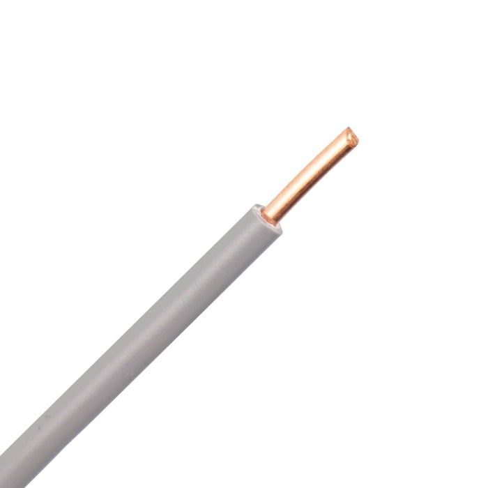 VD draad (H07V-U) 4,0 mm2 grijs (Doosje 100 mtr) - Afbeelding 1