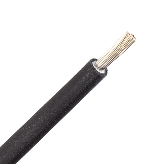 Solar kabel (H1Z2Z2-K) 10,0 mm2 zwart (Cca-s1bd2a1) (Cca-s1bd2a1) (Haspel 500 mtr) - Afbeelding 1