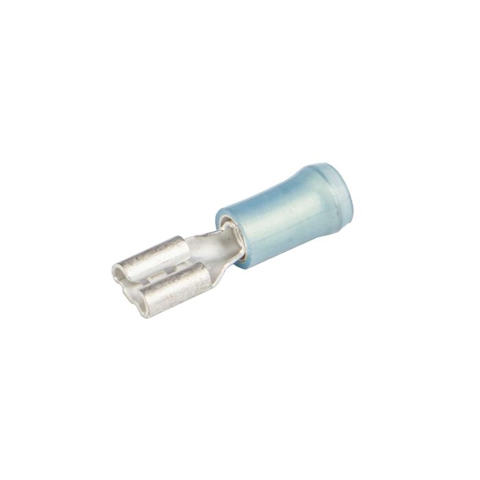 Faston rec PIDG nylon draadmaat 4,8X0,5 mm 1-2,5 mm2 blauw (Zak 500 stuks) - Afbeelding 1