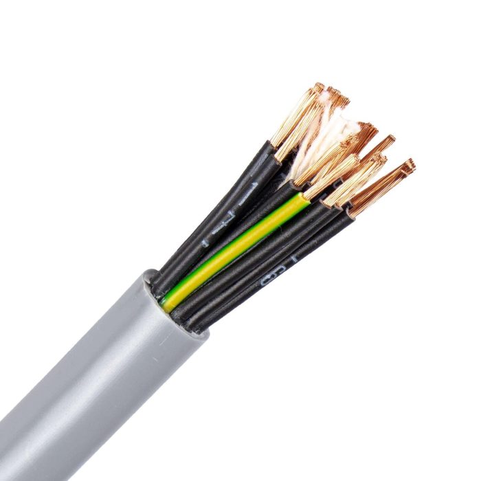 HMH-JZ kabel 18G1,0 mm2 grijs (Cca) (Ring 100 mtr) - Afbeelding 1