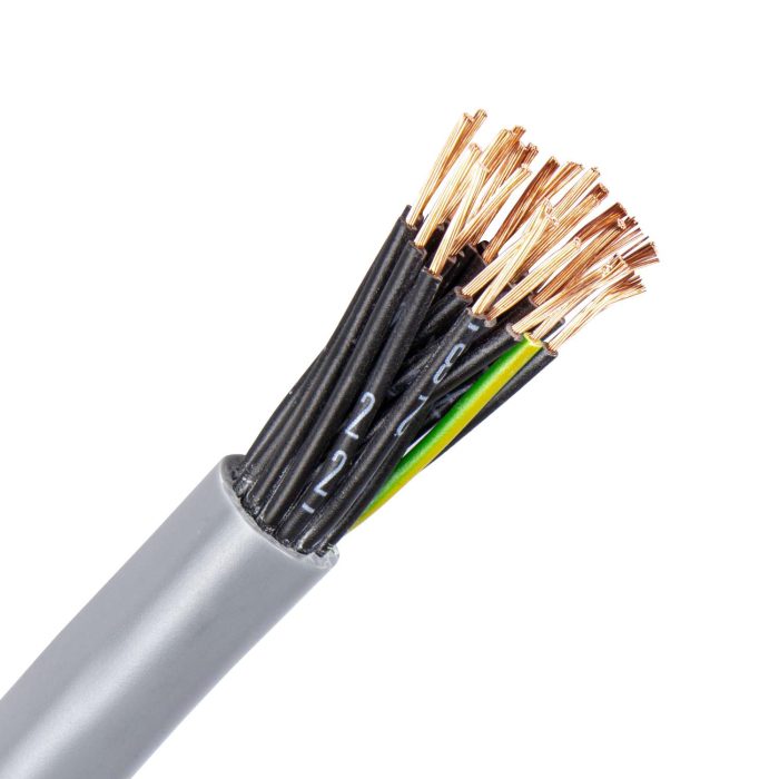 HMH-JZ kabel 25G1,0 mm2 grijs (Cca) (Ring 100 mtr) - Afbeelding 1