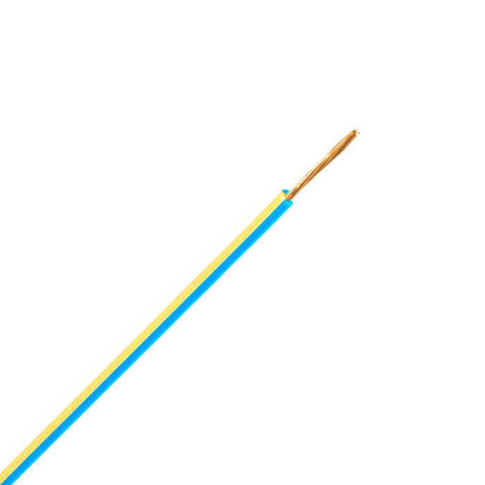FLRY-B snoer 2,5 mm2 blauw/geel (Ring 500 mtr) - Afbeelding 1