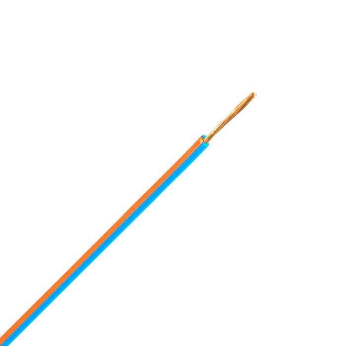 FLRY-B snoer 1,5 mm2 oranje/blauw (Ring 500 mtr) - Afbeelding 1