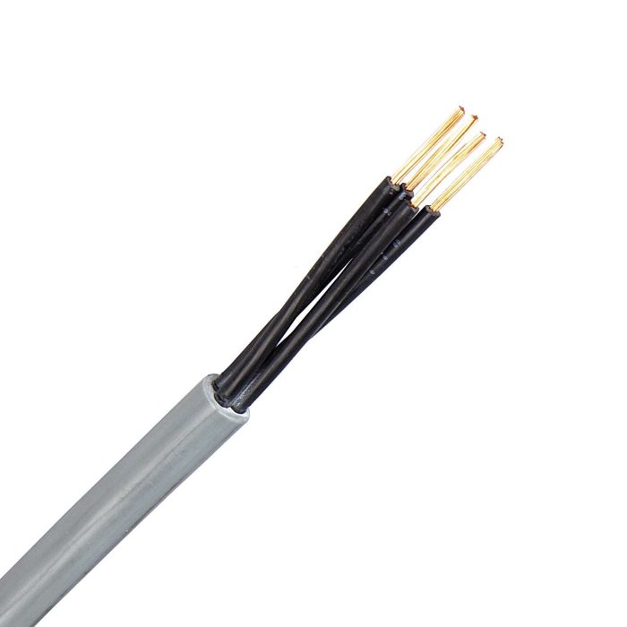 YSLY-OZ 4x1,0 mm2 grijs (Eca) (Haspel 500 mtr) - Afbeelding 1