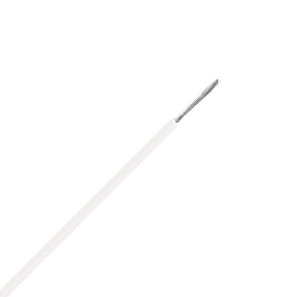 FEP snoer 1,5 mm2 wit vertind koper 180 graden (Haspel 500 mtr)