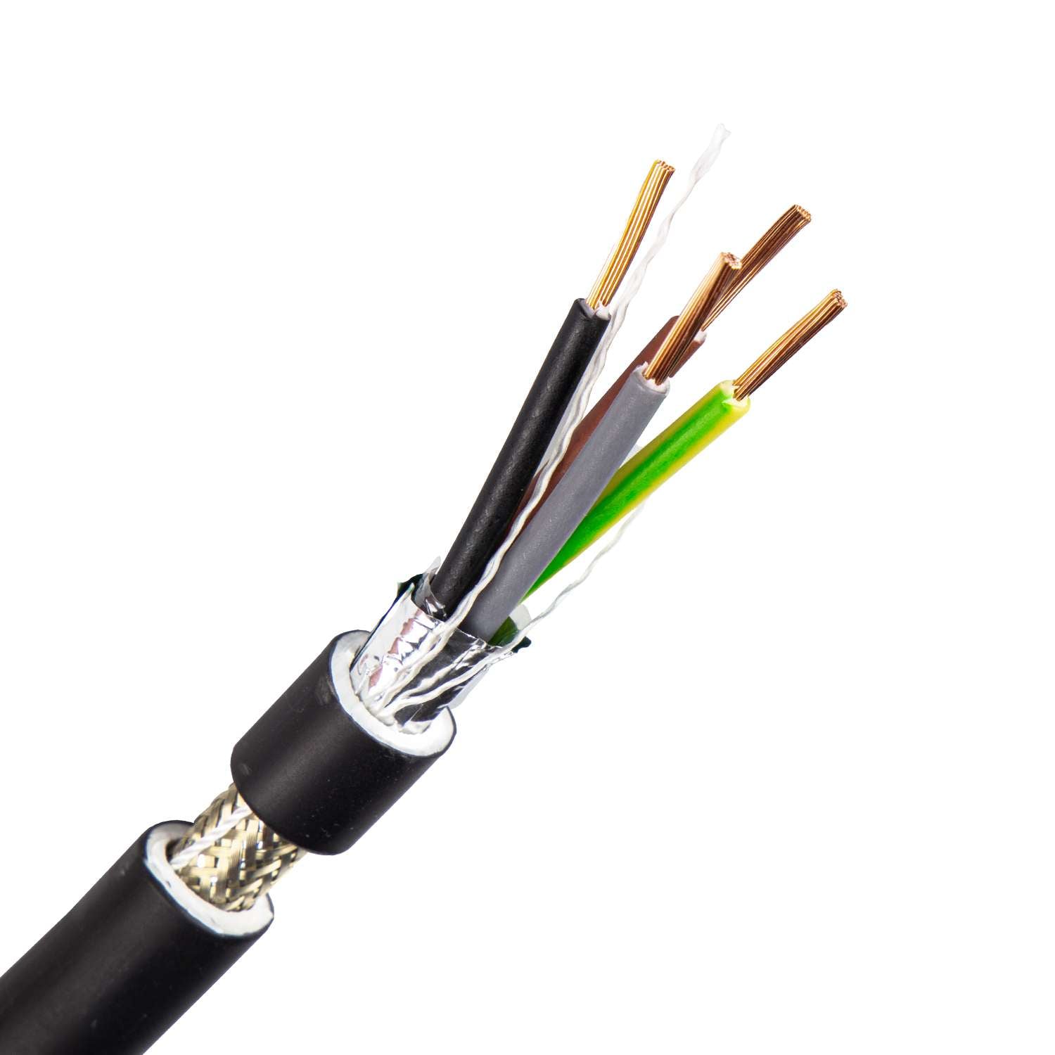 1481.4G15ZR-CCA.jpg ROZ1-K kabel 4G10 mm2 zwart 0,6-1kV (Cca-s1ad1a1) (Haspel 500 mtr) - Afbeelding 1