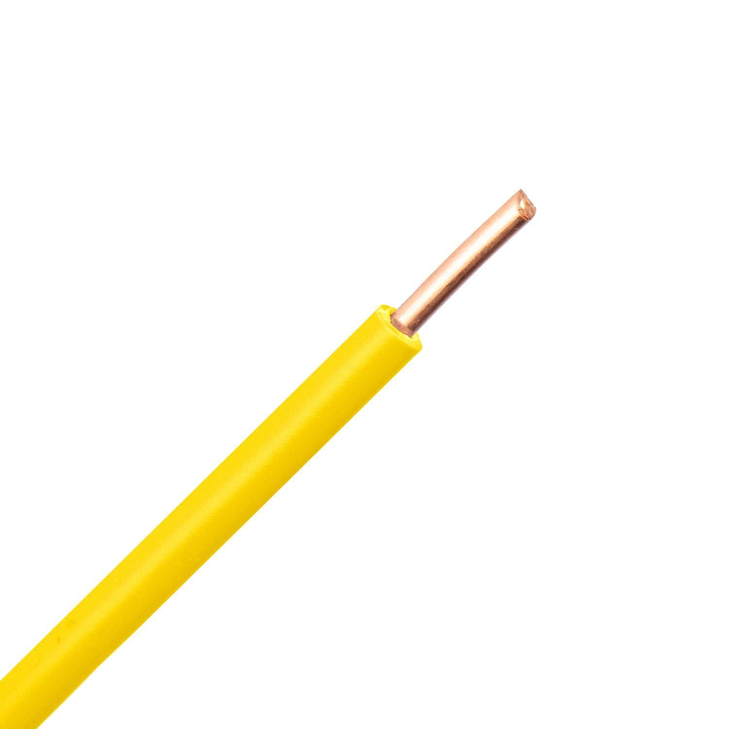 1136.0304D VMD draad (H07V-U) 1,5 mm2 geel (Eca) (Doosje 100 mtr)