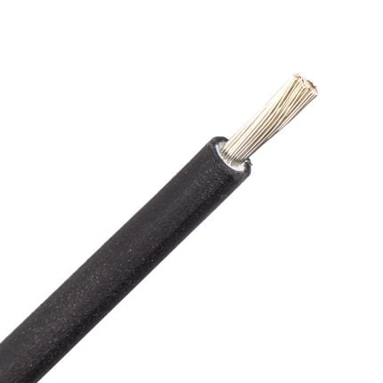 Solar kabel (H1Z2Z2-K) 16,0 mm2 zwart (Dca-s2d2a3) (Haspel 1800 mtr)
