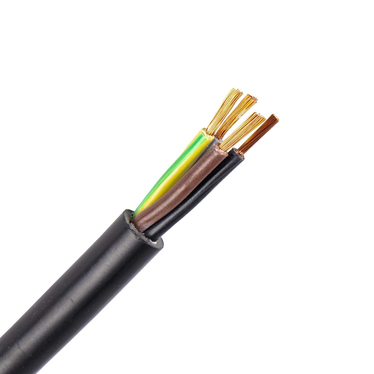 1401.4G60ZH-M YMz1Kf / RZ1-K / N2XH flex kabel 0,6-1kV 4G6,0 mm2 zwart (B2ca) (B2ca-s1ad1a1) (Haspel 1000 mtr)