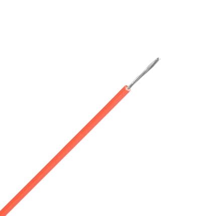 LiH TPE vertind kabel 125 graden 0,25 mm2 rood (Haspel 700 mtr)
