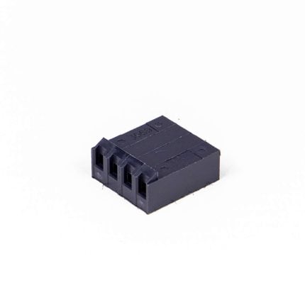 Molex KK connector 4P zwart, pitch: 3,96 mm UL94V-2 GWIT (Zak 500 stuks)