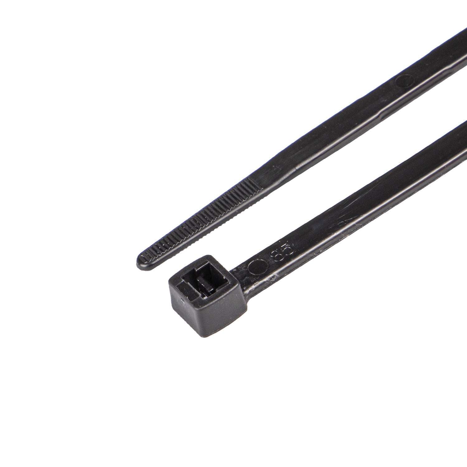 1002.16025Z Bundelband 160X2,5 mm zwart (Zakje 100 stuks)
