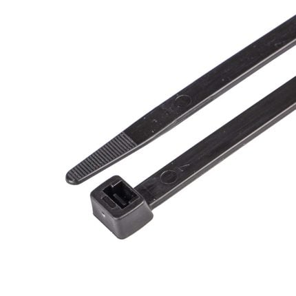 Bundelband 530X7,6 mm zwart (Zakje 100 stuks)