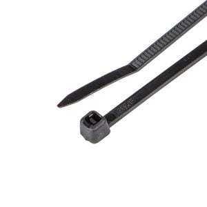 Bundelband 100X2,5 mm zwart (Zak 1000 stuks)