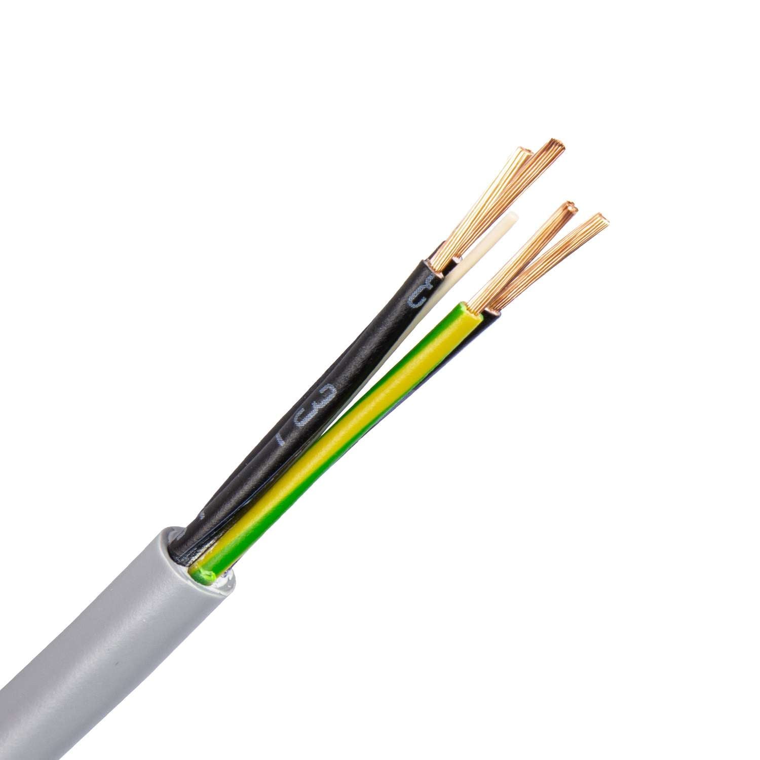 10033 Helukabel JZ-500 4G0,75 mm2 grijs (Ring 100 mtr)