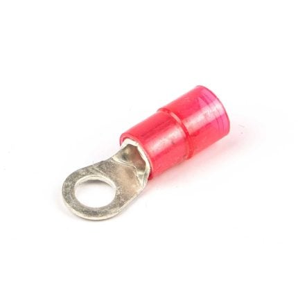 Ringkabelschoen M6 nylon 10 mm2 rood (Zak 100 stuks)