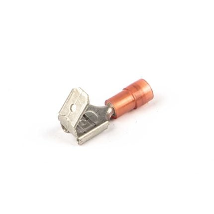 Vlakstekerhuls aftakking nylon 6,3X0,8 mm rood (Zak 1000 stuks)