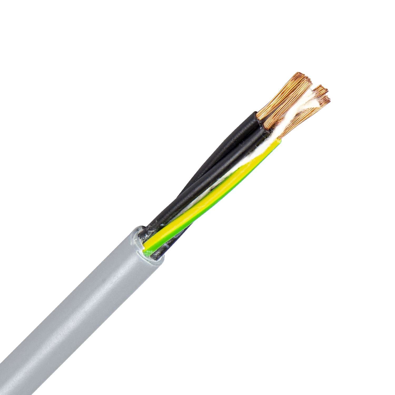 1425.4G050GR/CCA HSLH-JZ kabel 4G0,5 mm2 grijs (Cca) (Ring 100 mtr)