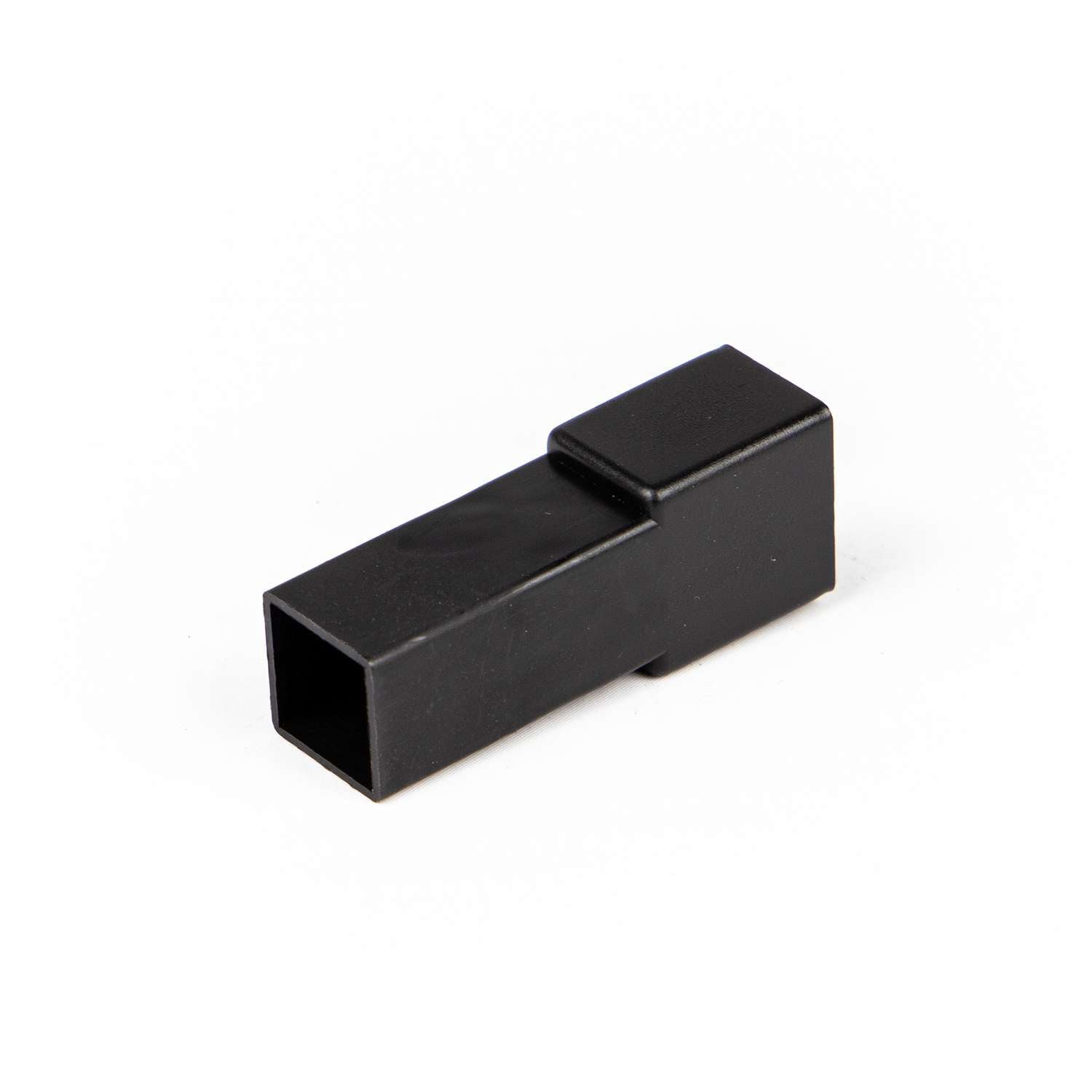 1054.0001ZW Connector 1P zwart voor man contact 6,3 mm zwart (Zak 1000 stuks)