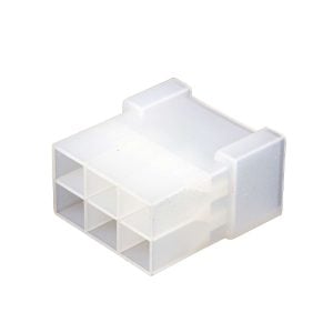 Connector 6P voor man contact 6,3 mm (Zak 250 stuks)