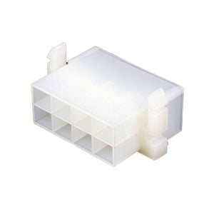 Connector 8P voor man contact 6,3 mm (Zak 250 stuks)