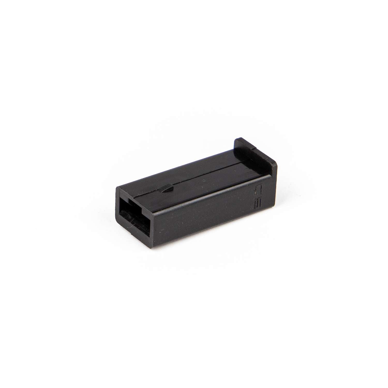 1054.0020ZW Connector 1P zwart voor vrouw contact 6,3 mm (Zak 1000 stuks)