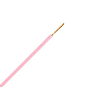 ZDS snoer (H05Z-K) 0,75 mm2 roze (Eca) (Haspel 100 mtr)