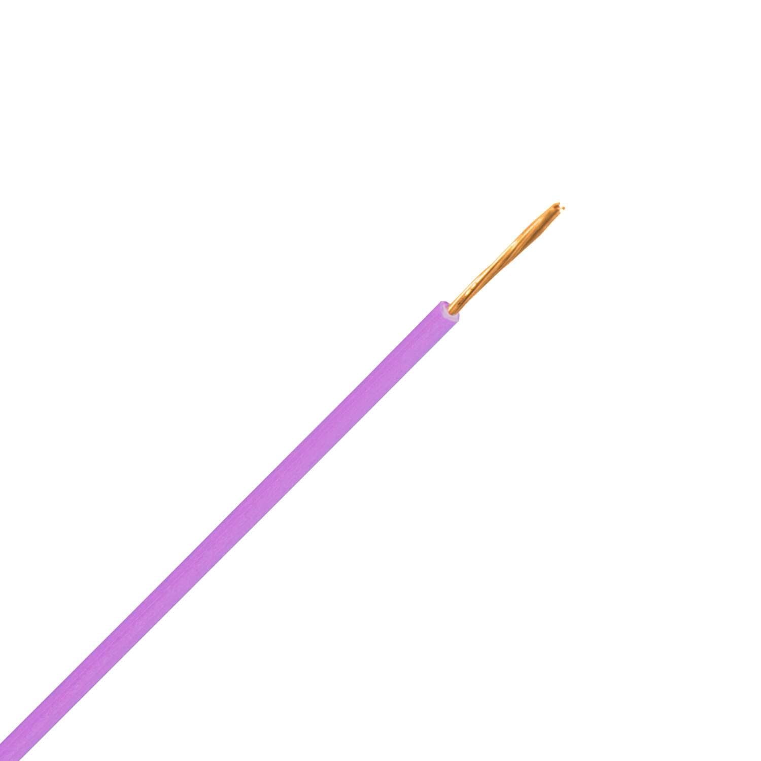 1001.0904D VDS snoer (H07V-K) 1,5 mm2 violet (Eca) (Doosje 100 mtr)