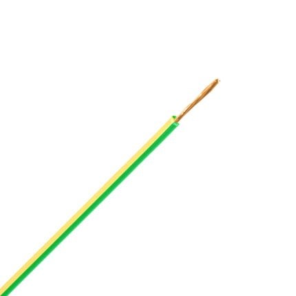 Tri-Rated snoer 10 mm2 geel/groen (Eca) (Haspel 500 mtr)