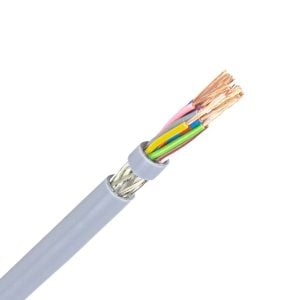LiYCY kabel 12X0,34 mm2 grijs (Eca) (Ring 100 mtr)