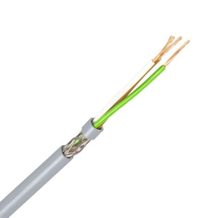LiYCY kabel 3X0,50 mm2 grijs (Eca) (Haspel 1000 mtr)