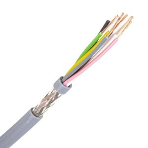 LiYCY kabel 6X0,34 mm2 grijs (Eca) (Ring 100 mtr)