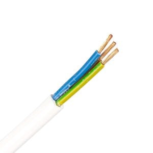 VMVL kabel (H05VV-F) 3G1,5 mm2 wit (Eca) (Ring 100 mtr)