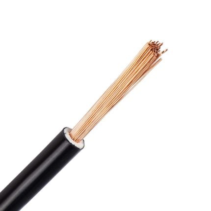 Eldra VDS snoer 90 graden (H07V2-K) 2,5 mm2 zwart (Eca) (Doosje 100 mtr)