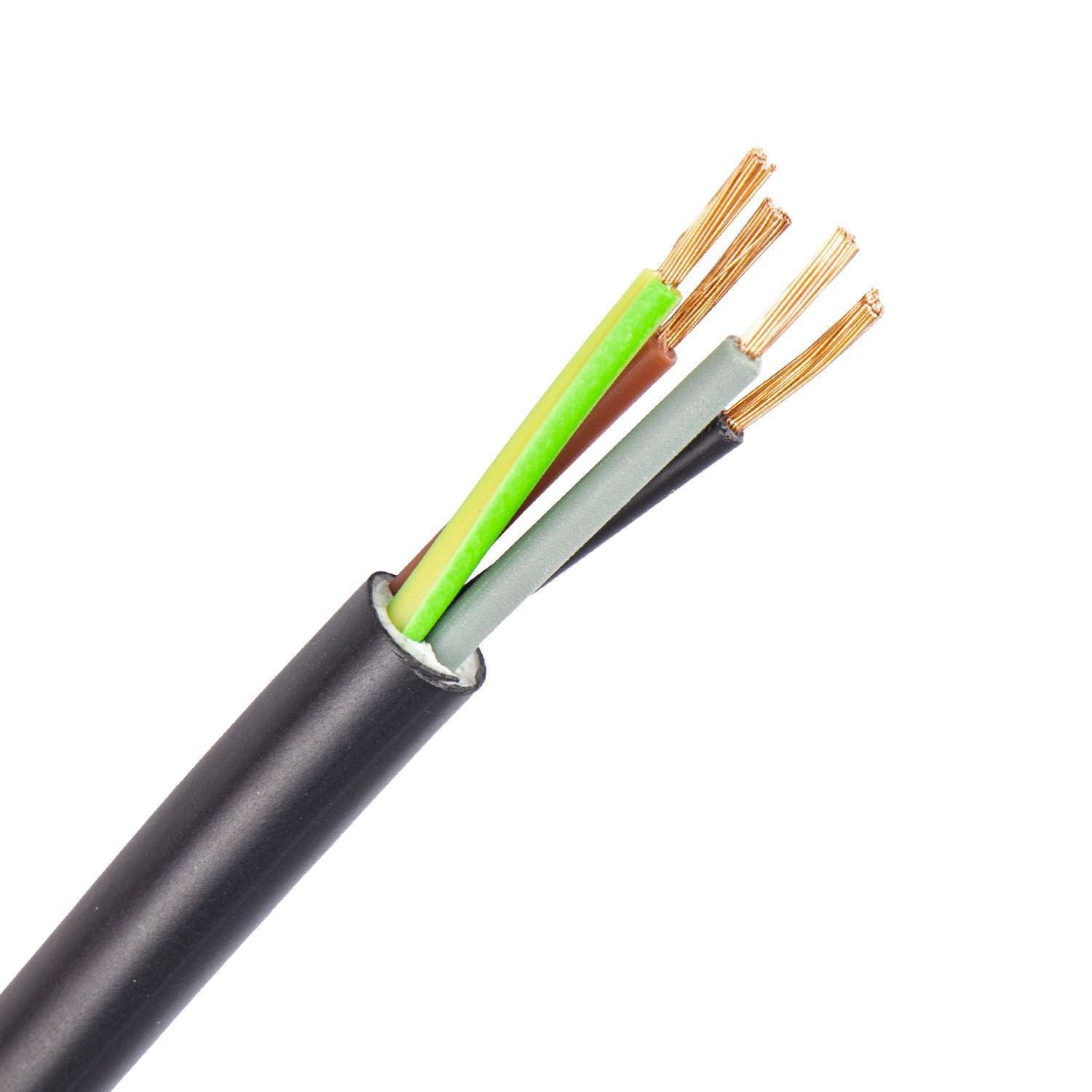 1152.4G15ZR/ECA RV-K kabel 4G1,5 mm2 zwart (Eca) (Ring 100 mtr)