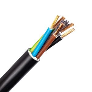 RV-K kabel 5G2,5 mm2 zwart (Ring 100 mtr)