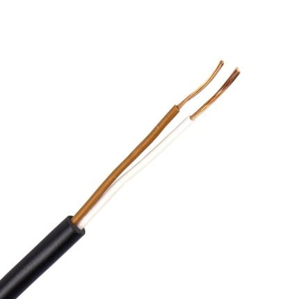 LiYY kabel 70 graden 2X0,35 mm2 zwart speciale editie (Haspel 1000 mtr)