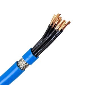 LIYCY-OZ-EB kabel 12X0,5 mm2 blauw (Ring 100 mtr)